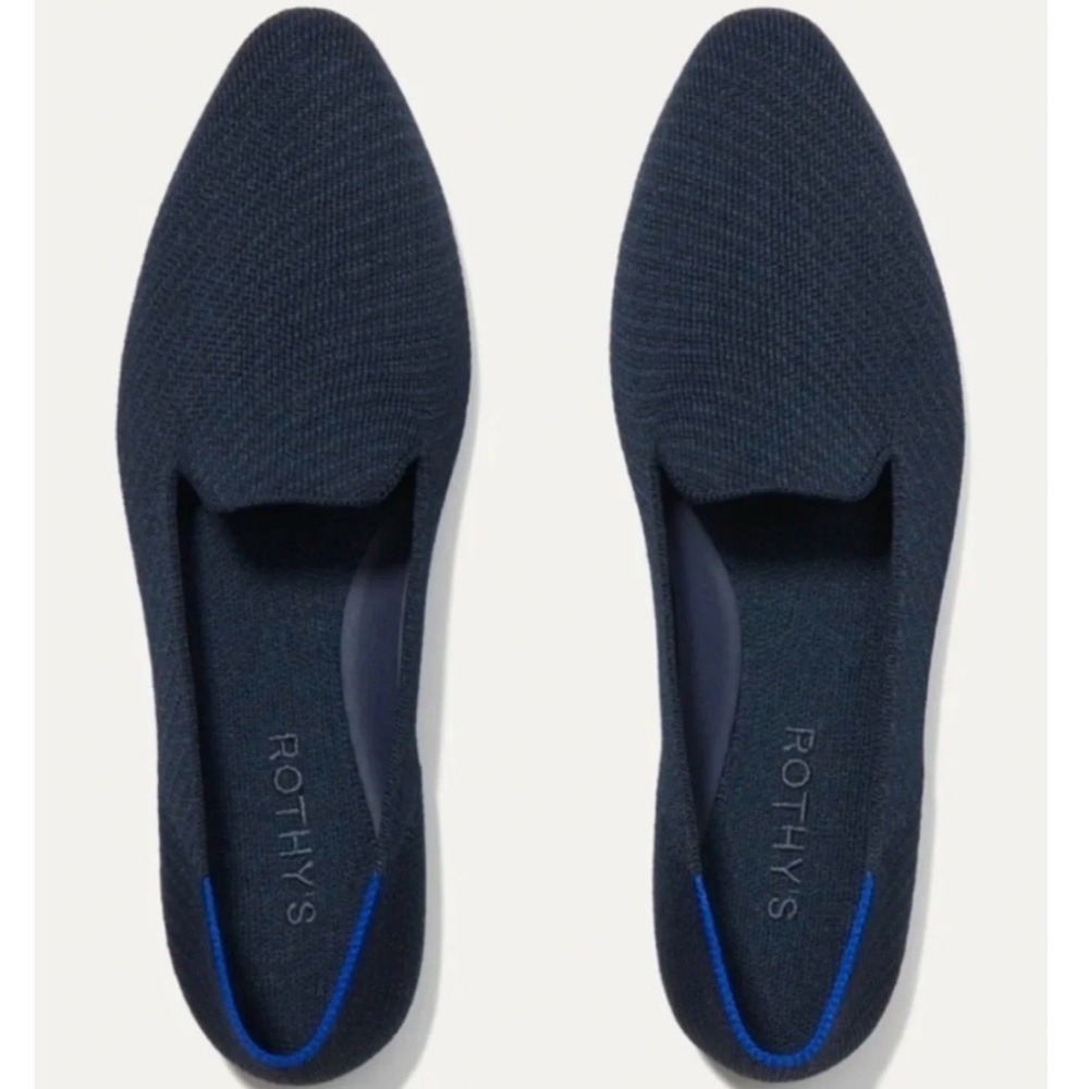 Rothy's The Almond Navy Blue loafer 11.5